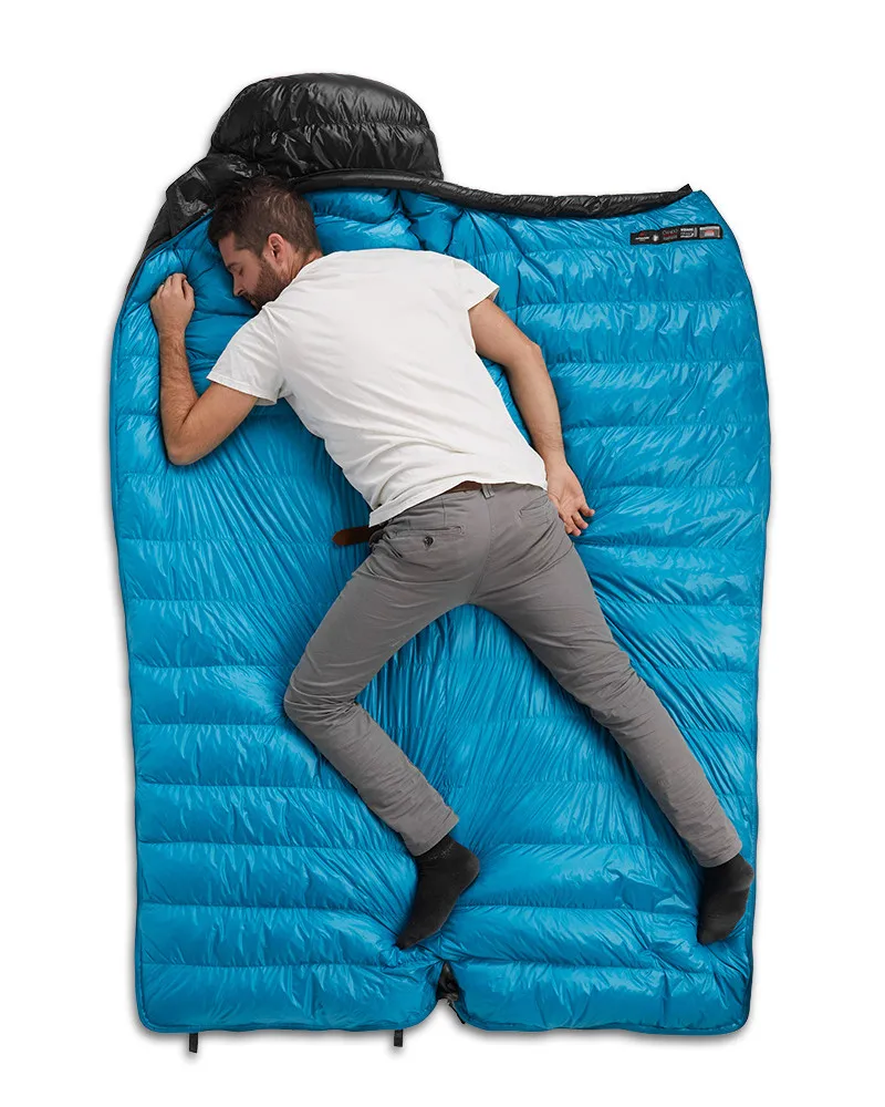 Naturehike CW400 Сверхлегкий 4 сезона квадратный гусиный пух альпинистский спальный мешок для холодной погоды водонепроницаемый спальный мешок для кемпинга
