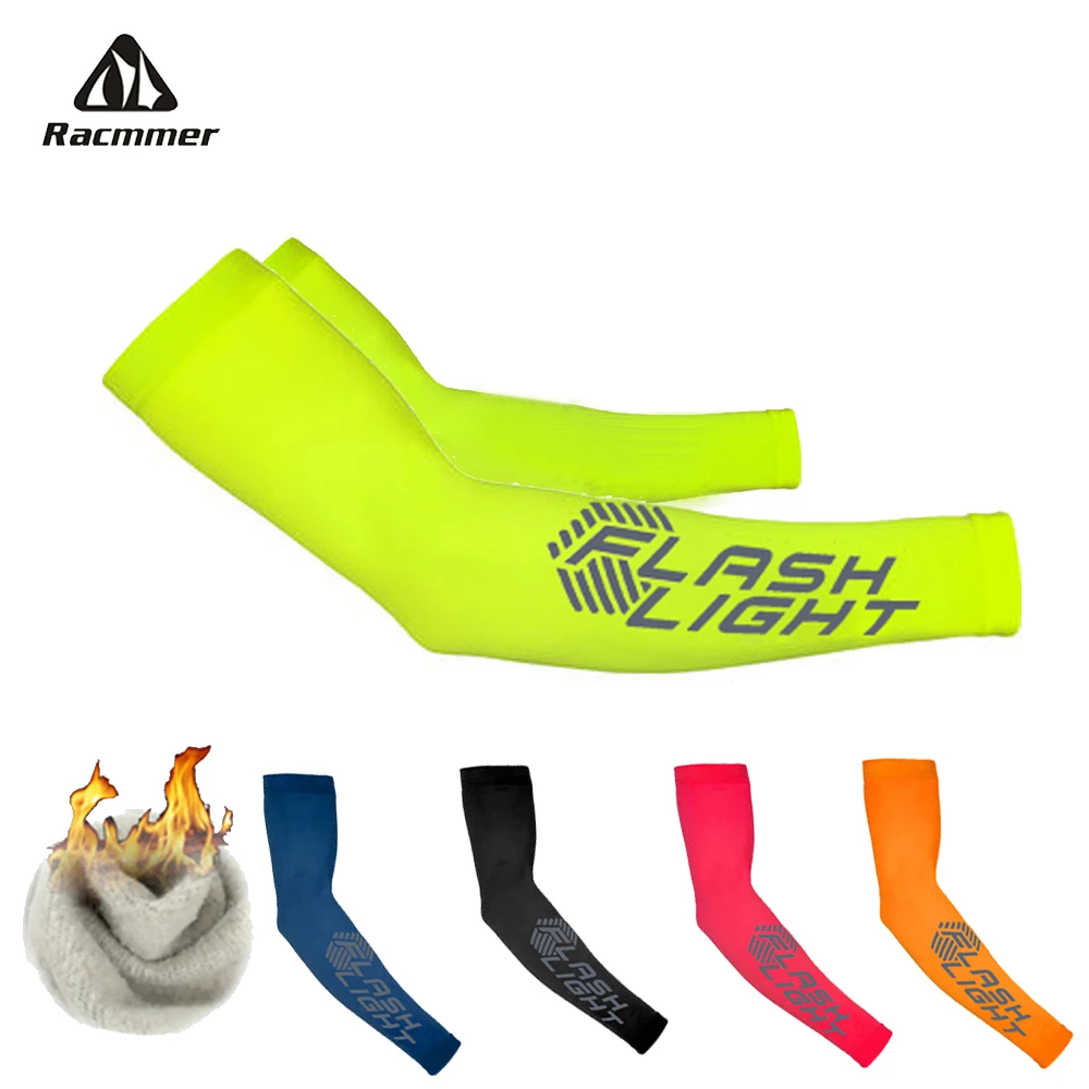 

Racmmer Winter Thermal Fleece Unisex Ciclismo 2018 Brazo Cycling Equipment Bicycle Sport Bike Protection Reflective Accessories