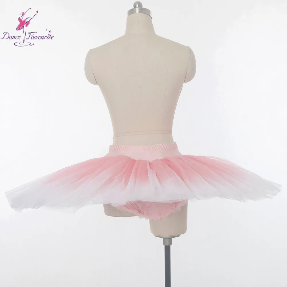 

Rehearsal/Practice Professional Tutu Stiff Tulle Half Ballet Tutu Women Dance Tutu Peach Pink Fading Color Half Tutu