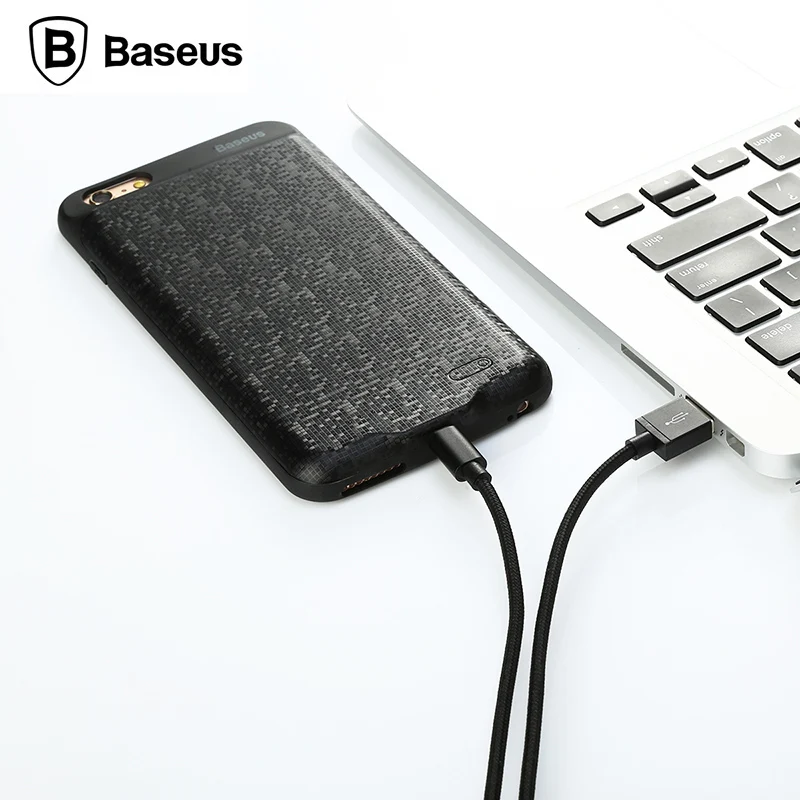 Baseus Зарядное Устройство Case Для iPhone 6 s Plus 2500/3650 mAh Внешняя Battery Cover 7 Power Bank Case|case for|case