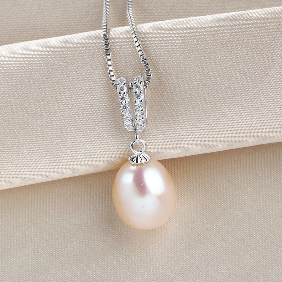 Женское Ожерелье из 100% натурального пресноводного жемчуга элегантные