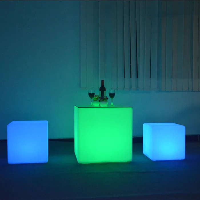 20 см 30 40 квадратный стул для бара клуба заряжающая лампа литиевая батарея