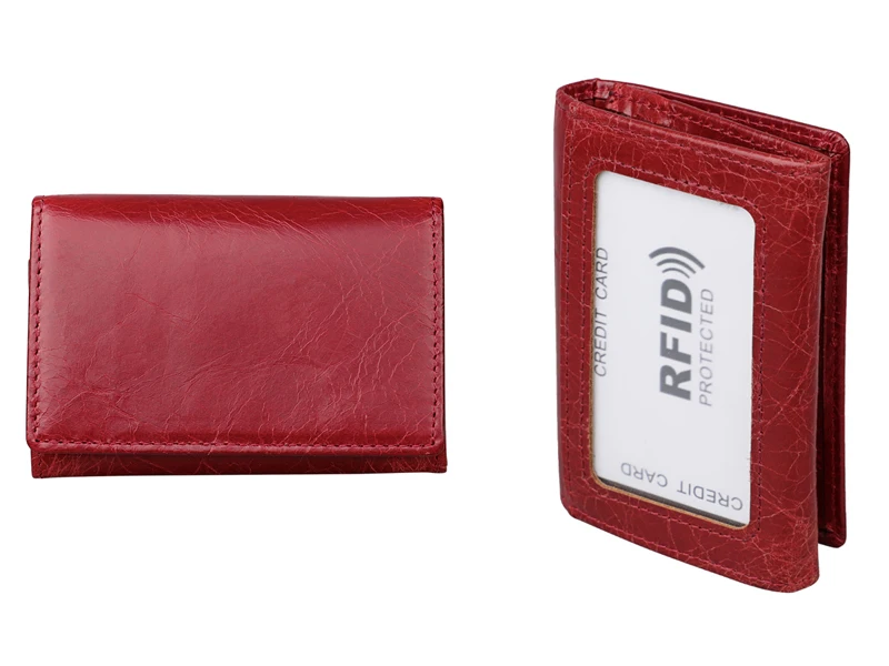 RFID Противоугонная натуральная кожа, кошельки для карт, мужской кредитный держатель для карт s, Женский держатель для карт и ID, Мужской органайзер, бизнес-держатель для карт