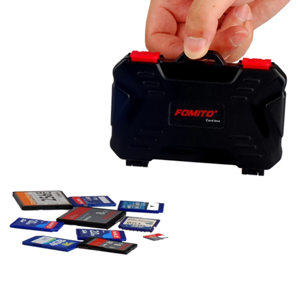 Fomito Mini KH10 card boxs,can hold CF / SD / MSD cards,free shipping