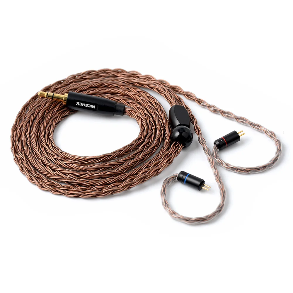 Nicehck 16 Core чистый Медь обновления HIFI кабель 3,5/2,5/4,4 мм разъем MMCX/2Pin для kzzsn/AS06/ZS10 CCAC16/C10 nicehck NX7/F3/M6