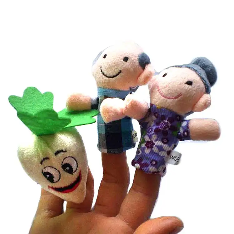 8 шт./компл. животные пальчиковые куклы игрушки огромная история репы Сказочная