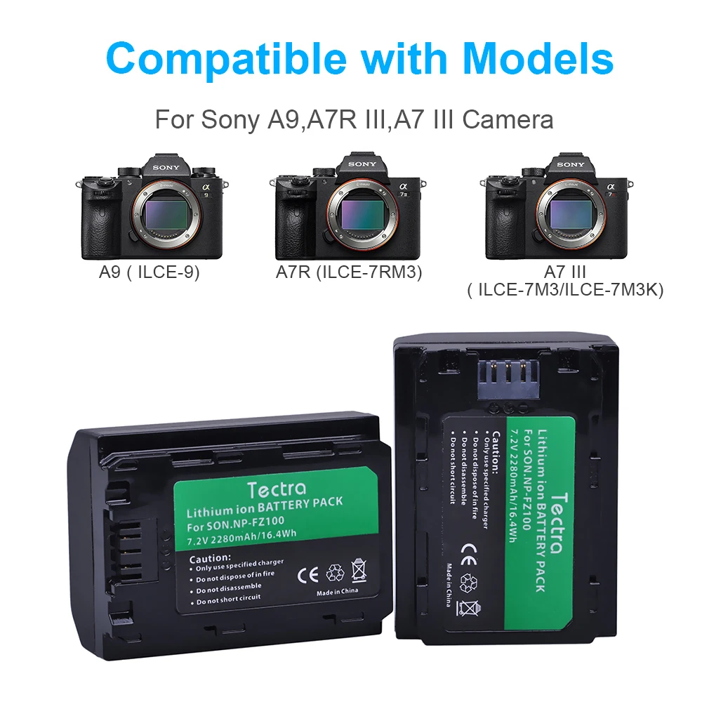 3 шт. NP FZ100 NP-FZ100 NPFZ100 батарея + USB двойное зарядное устройство для Sony ILCE-9 BC-QZ1 a7r3 A7RIII