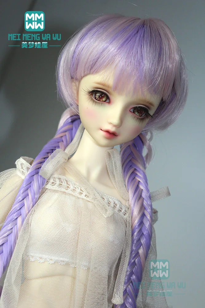 Аксессуары для шарнирной куклы фиолетовые парики нижнее белье 1/6 1/4 1/3 BJD SD DD MSD YOSD
