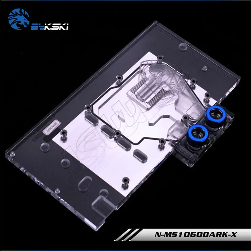 Водяной блок Bykski для видеокарты VGA MSI GeForce GTX1060 6G Duke | Компьютеры и офис
