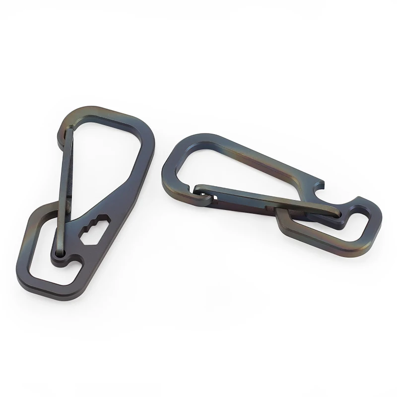 Открывалка для бутылок TC4 из титанового сплава пряжка ключей Мультитул