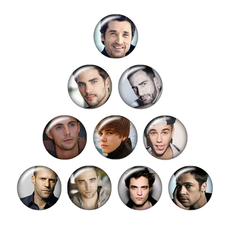 Модный Круглый Стеклянный кабошон ELVIS с Майклом Джексоном Монро 10 шт. 12 мм/18 мм