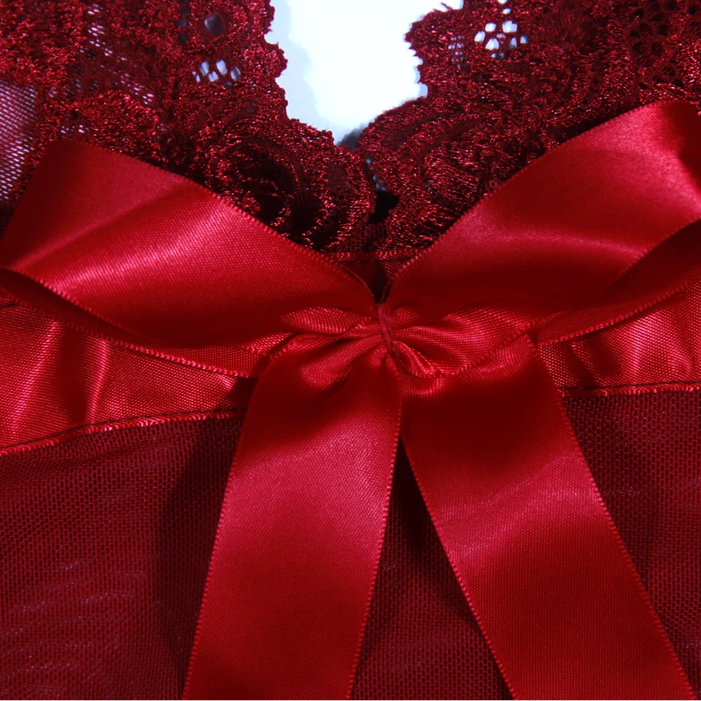 2018 Новое Сексуальное нижнее белье babydoll женское Эротическое мини платье porno lenceria