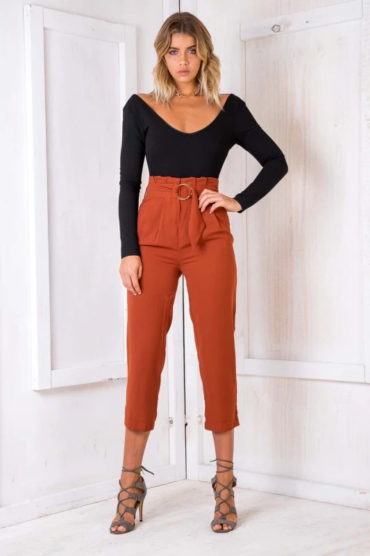 Весной и летом Ретро Тонкий Элегантный Работа сплошной цвет девять очков высокой