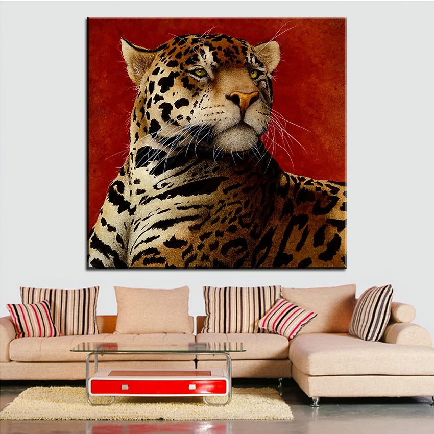 Картина маслом большого размера настенная живопись с изображением огненной