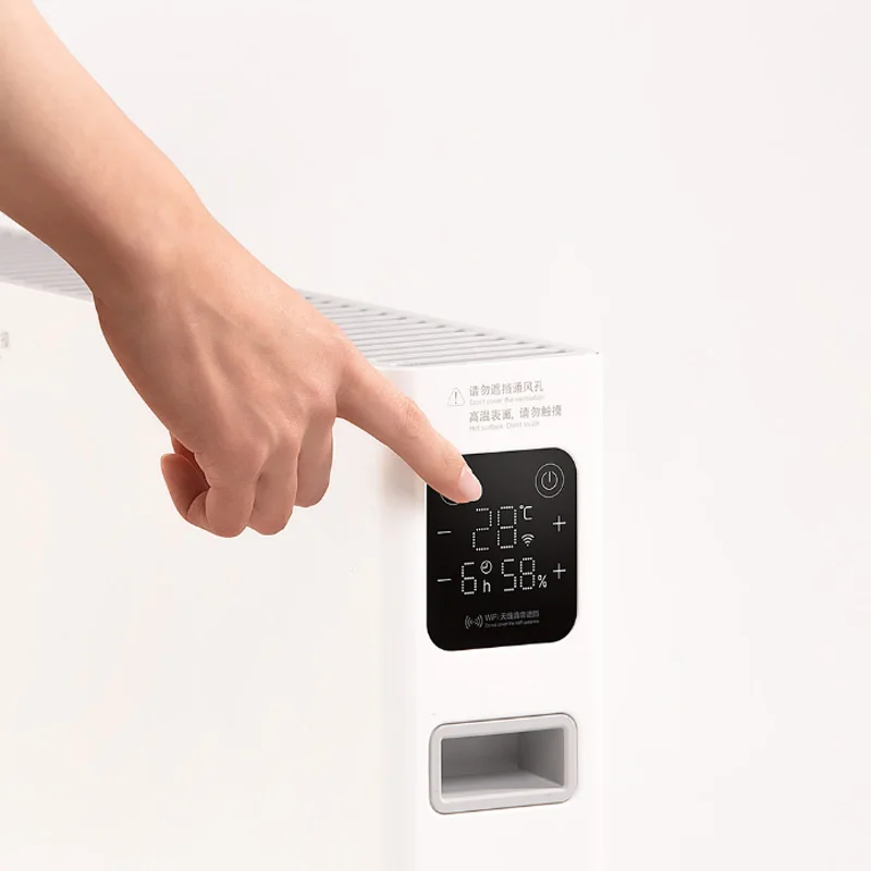 Xiaomi Mijia Mi электрический обогреватель конвекционного нагрева энергией нагрева безиндуктивный немой безопасности защиты сигнализации умный дом Управление