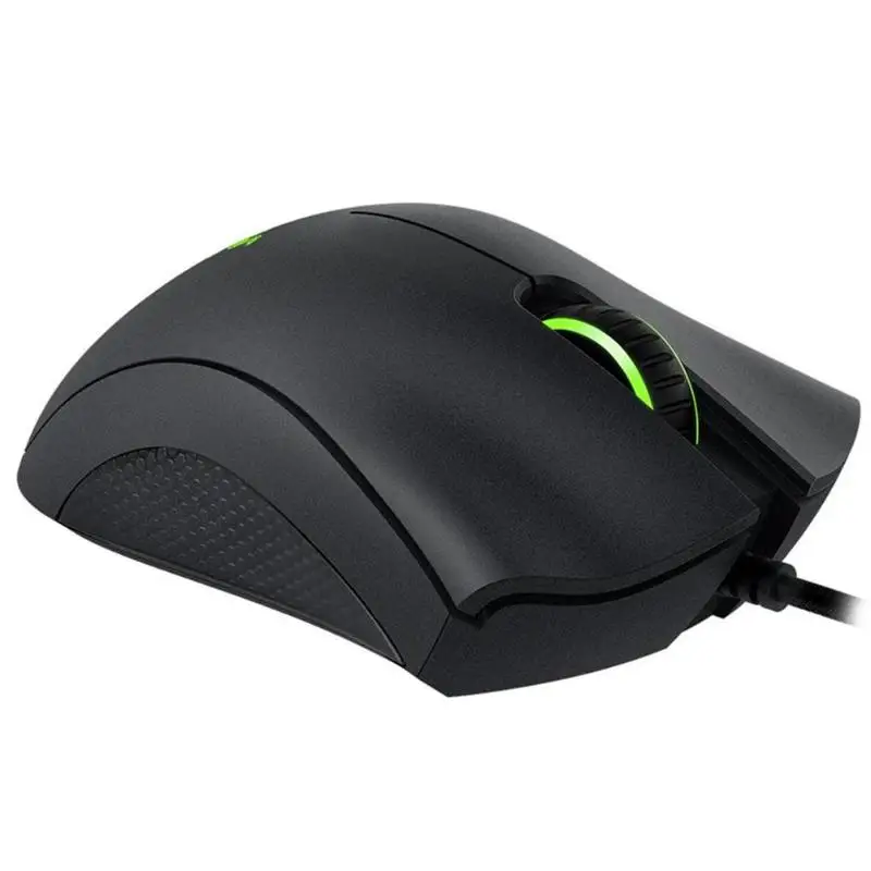 Razer DeathAdder Эфирная Проводная игровая мышь USB 5 программируемых кнопок 6400 dpi оптический сенсор эргономичные Мыши для ПК компьютера