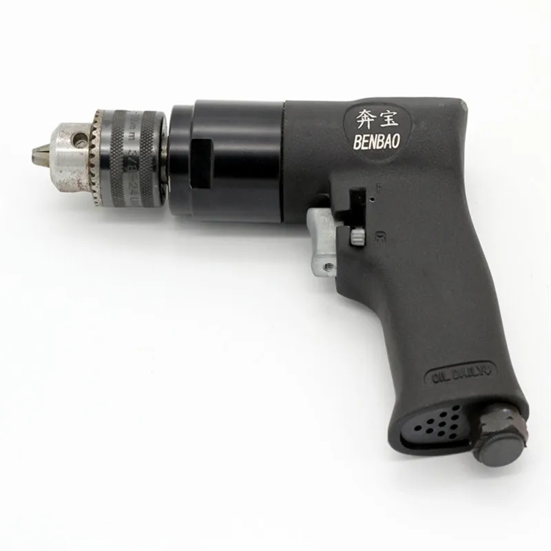 Пневматический дрель 3/8 дюйма Реверсивная воздуха воздушный инструмент Мощность