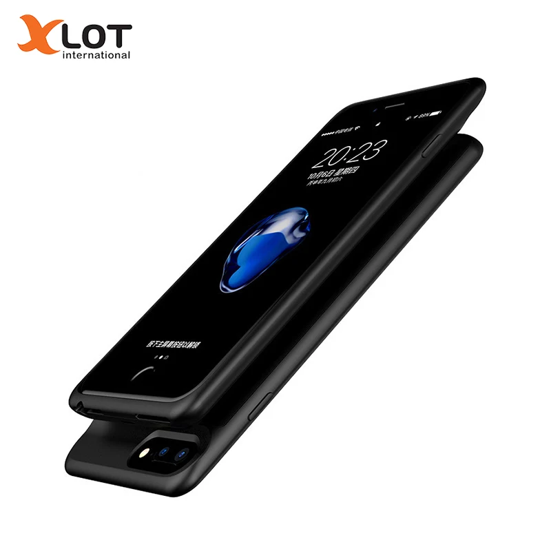 XLOT 5000 мАч силиконовый чехол для резервного зарядного устройства iPhone 6 6s Чехол