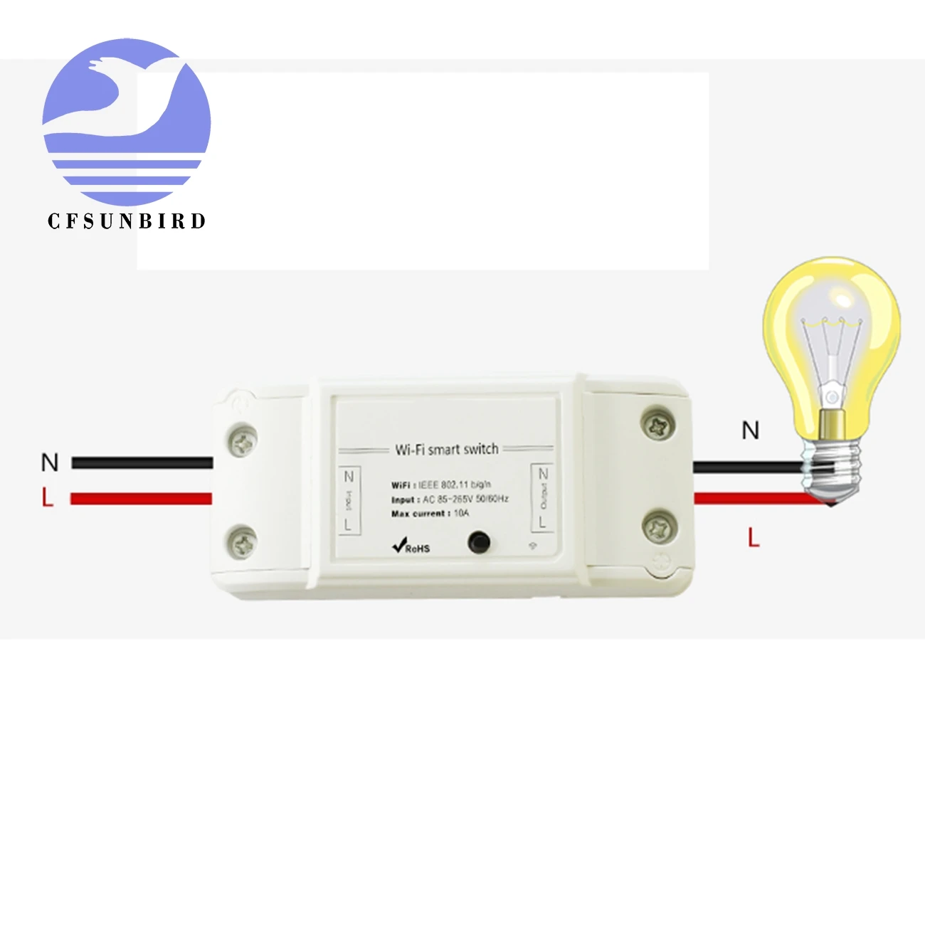 Переключатель с дистанционным управлением через мобильное приложение для