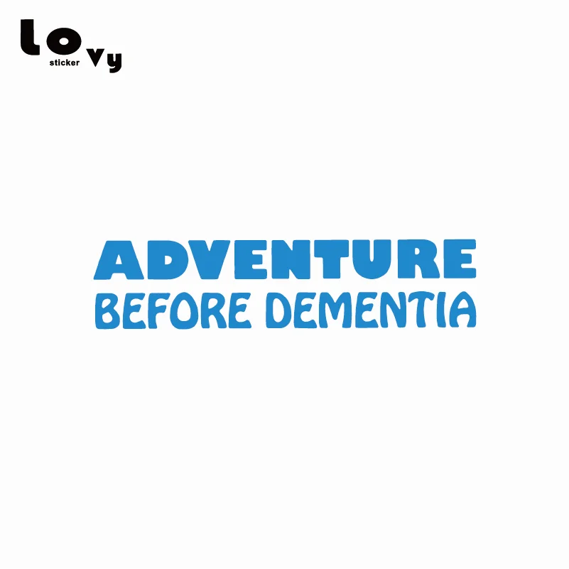 Adventure Before Dementia забавные слова Виниловая наклейка для автомобиля/наклейка