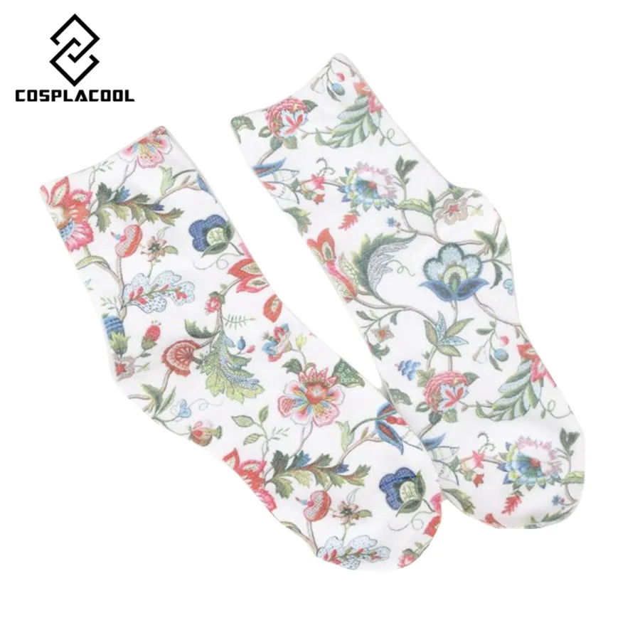 Новинка! Носки женские хлопковые в стиле ретро 5 цветов|female socks|winter socks womenfashion women |