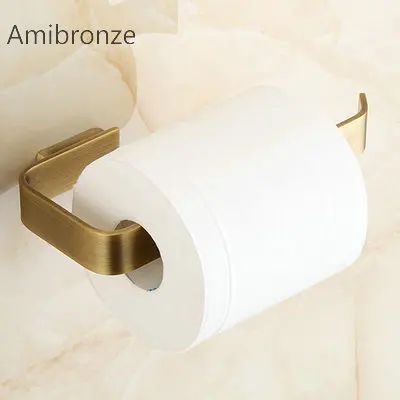 only paper holder Серия FZ античный матовый латунный аксессуар для ванной комнаты, оборудование для ванной, держатель для полотенец, держатель для бумаги, тканевый крючок, мыльница 513A - Цвет: only paper holder