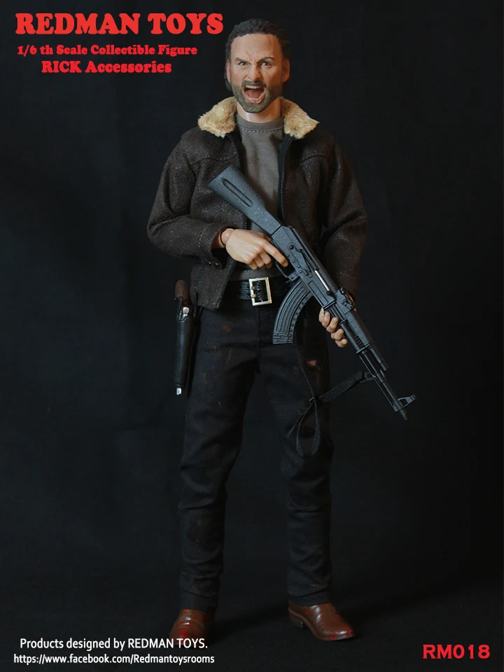Redman/игрушки Rm018 1/6 Ходячие мертвецы, набор Sheriff Rick для 12 дюймов, фигурка "сделай сам"