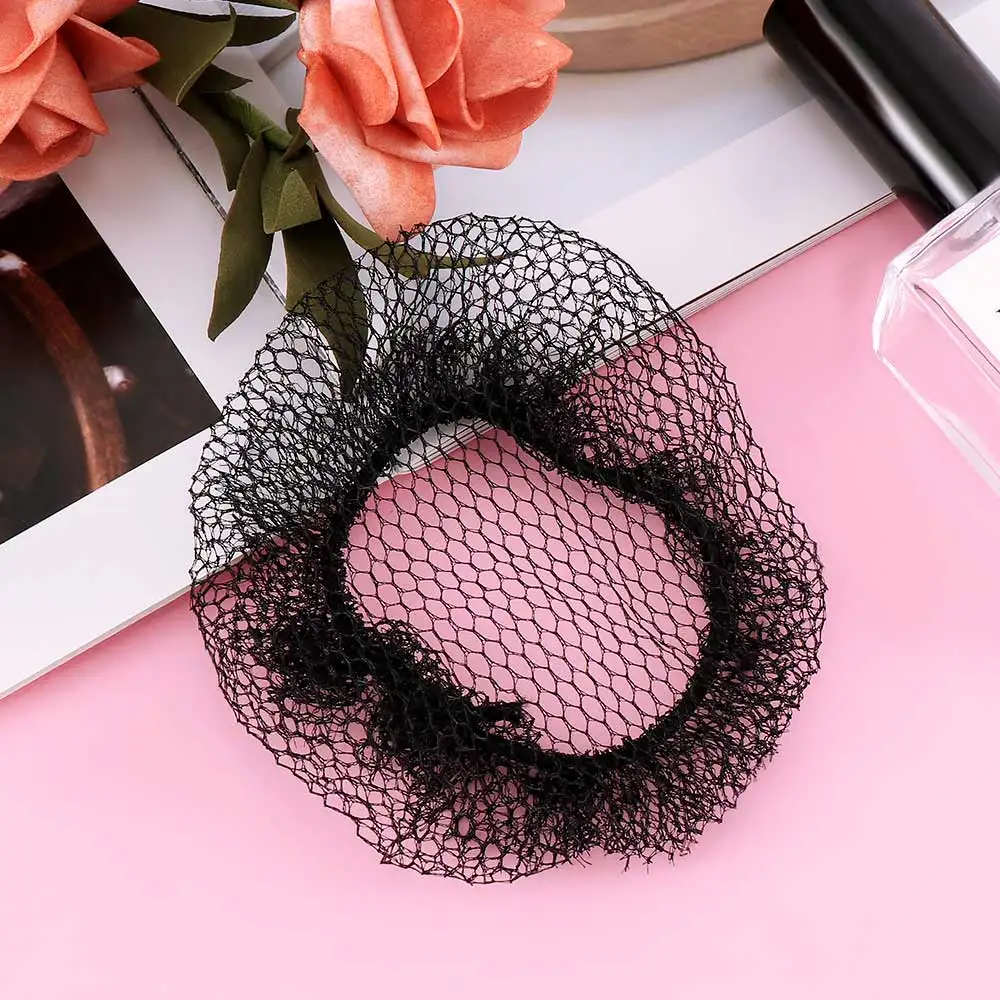 10 шт. невидимые сетки для волос в пучок модные крутые черные эластичные сетчатые