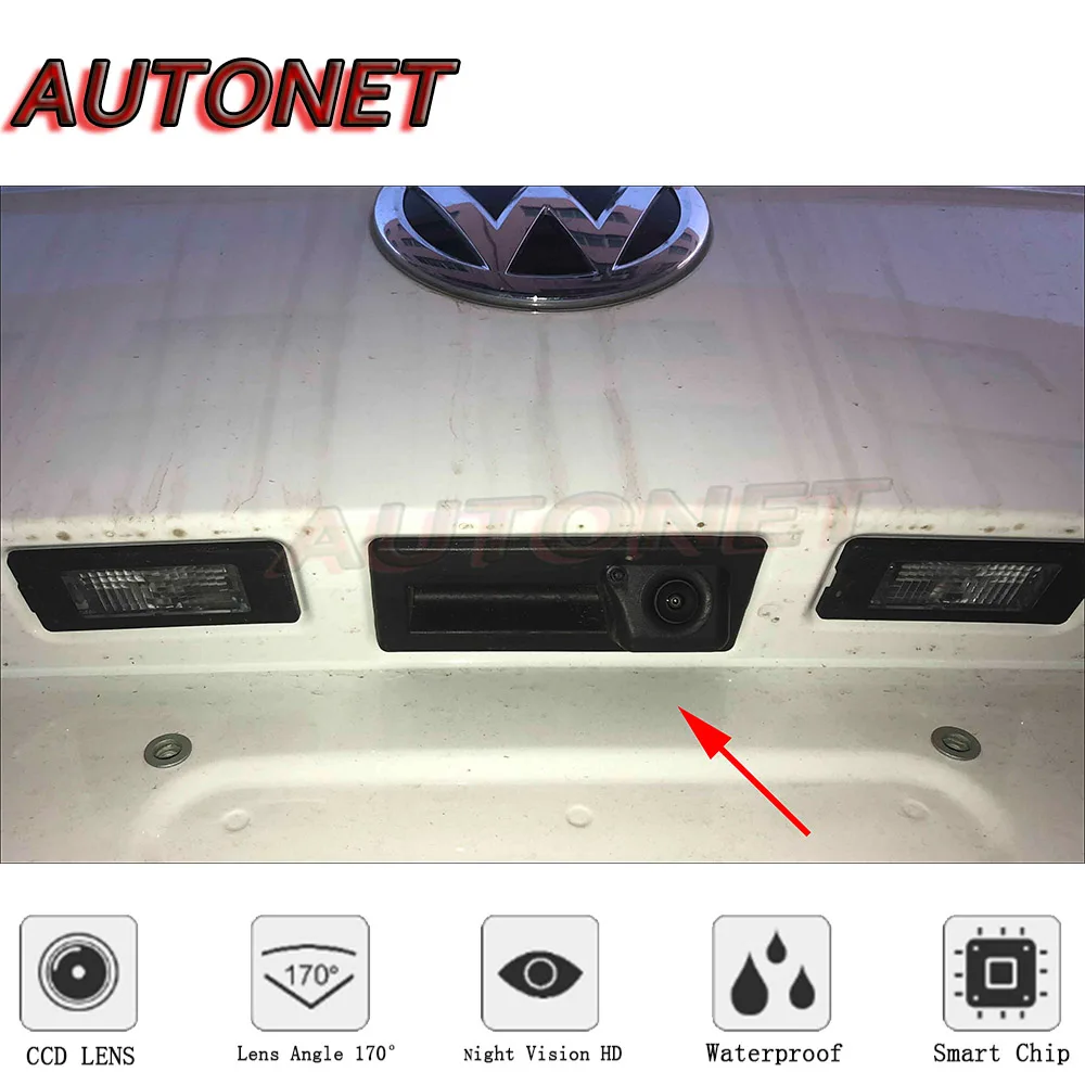 Камера заднего вида с ручкой для багажника автомобиля Volkswagen VW Sharan 2010 2011 2012 2013 2014