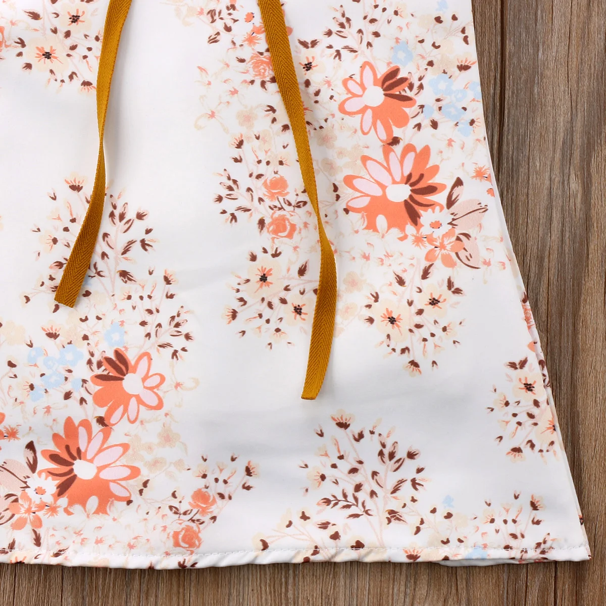 2018 Simple style Toddler Kids Baby Girls Princess Sleeveless Yellow Floral Dress Party Clothes Summer 0-6T | Детская одежда и