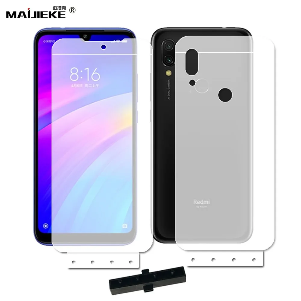 Передняя + задняя мягкая Гидрогелевая пленка 6D для Xiaomi Mi 9 se 8 mi 9t Mix 2S Redmi 9c 7 note pro K20