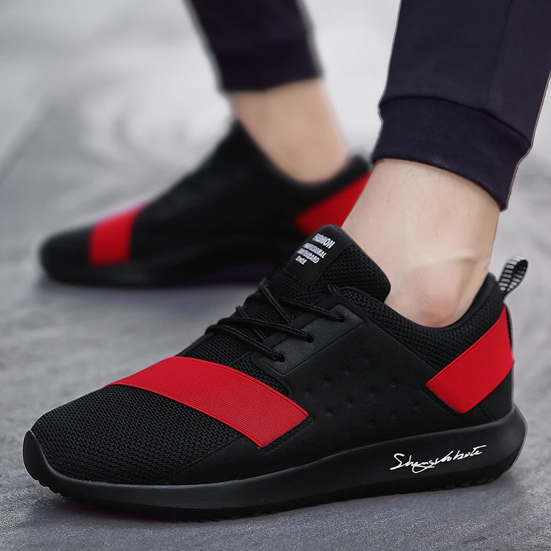 Running Shoes Low Spring Breathable Wear-resistant Soft Soles Fly Light and Comfortable Lace Sneakers | Спорт и развлечения