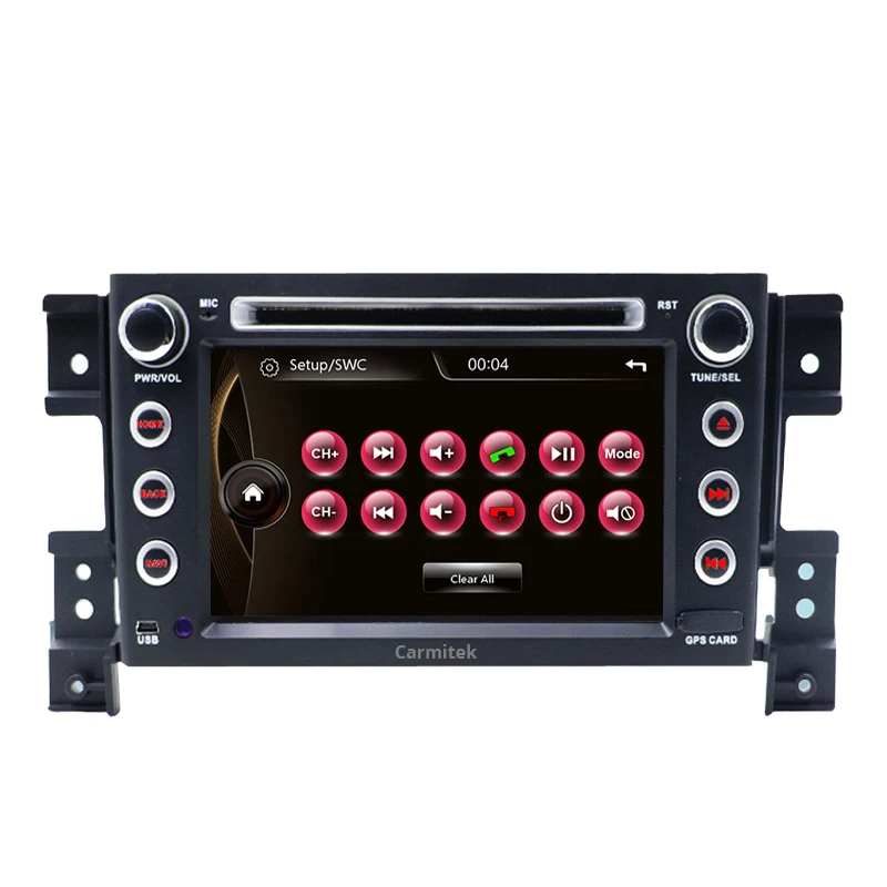 2Din автомобильный DVD плеер для Suzuki Grand Vitara 2005 2006 2007 2008 2009 2010 2011 2012 2013 радио аудио GPS