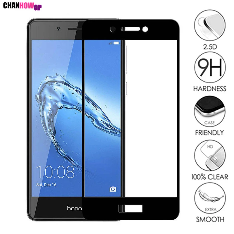 Закаленное стекло CHANHOWGP с полным покрытием для Huawei Honor 6C защита экрана из