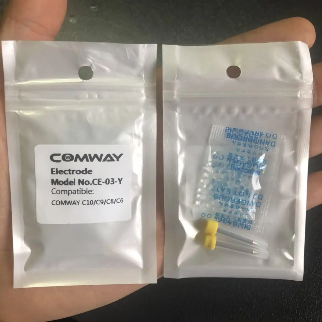 1 пара оригинальный C6 COMWAY электроды для C6/C8/C9/C10 волокна Сращивание оборудования