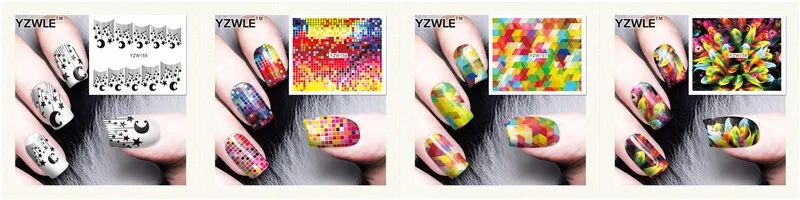 YWK 1 лист DIY Дизайн ногтей Водные Наклейки переводные наклейки s милые животные Сова шаблон стикер