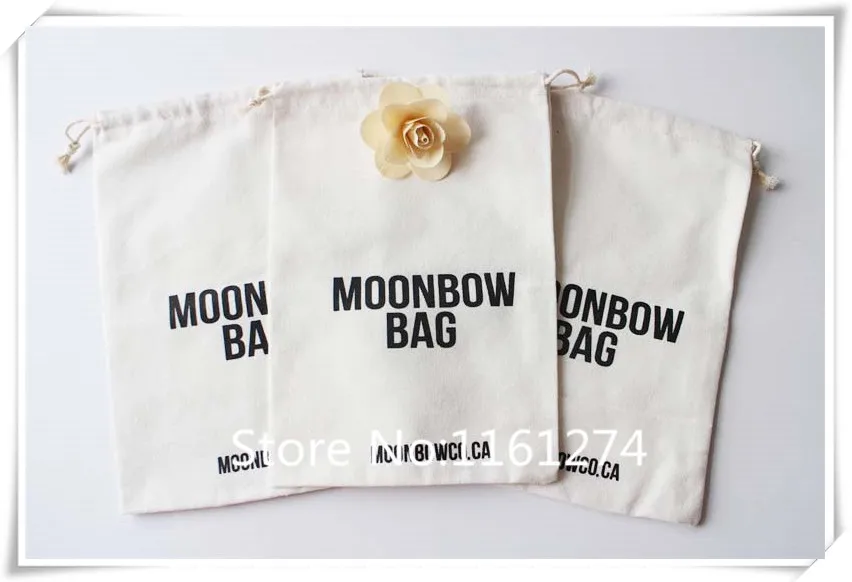 

customized Logo cotton gift Bags Gift Jewellry drawing Pouch