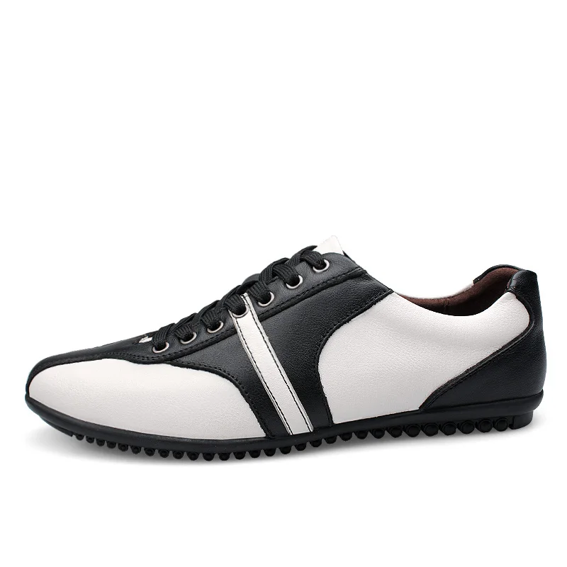 CEMAI марка Весна/Осень натуральная кожа мужская повседневная обувь Мода открытый