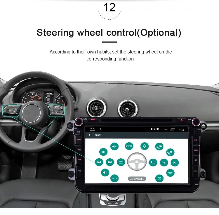 JDASTON 2 Din Android 10,0 Автомобильный мультимедийный радио gps dvd-плеер для Volkswagen VW Passat B6 CC b7 Polo Golf 4 5 Tiguan Jetta BORA