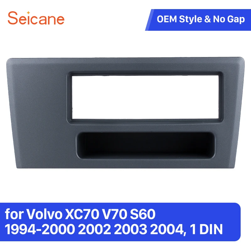 Ремонтная панель Siecane One Din набор ободков для 1994 2000 2002 2003 2004 Volvo XC70 V70 S60 рама
