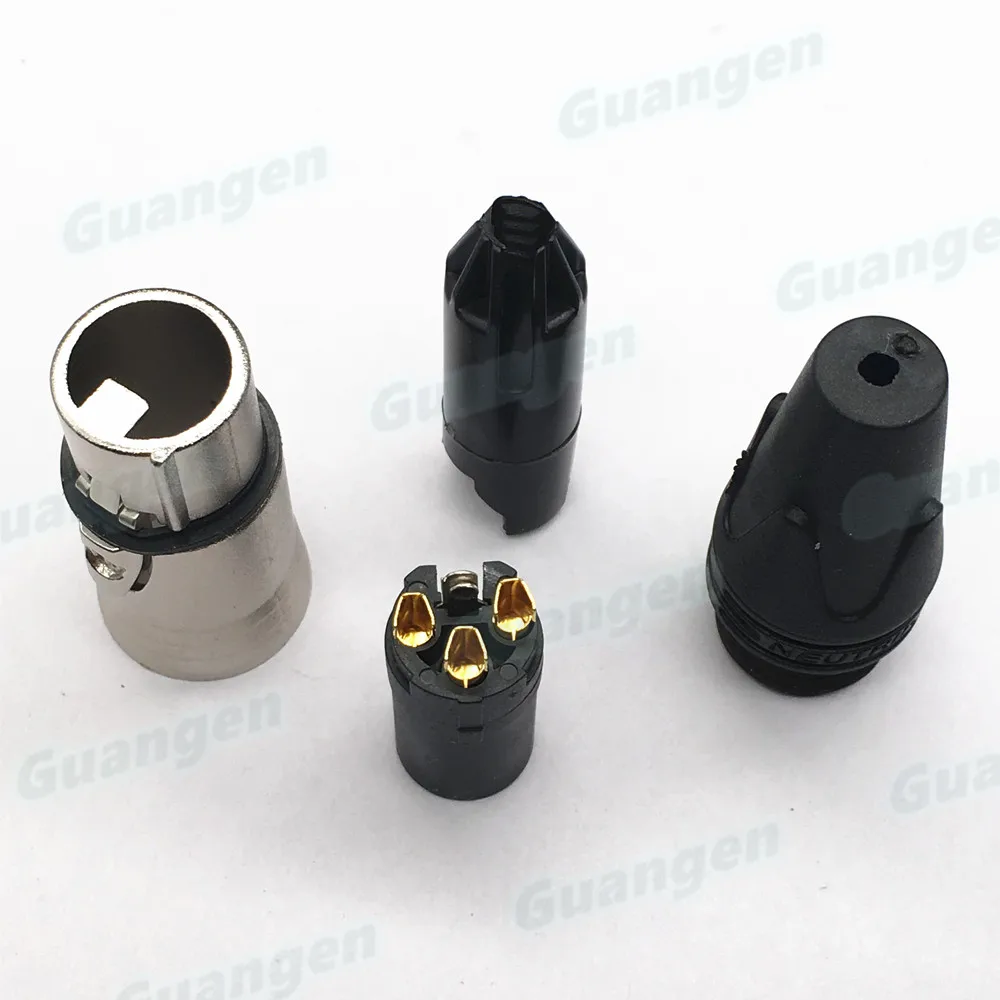 Высокое качество 80 шт./лот позолоченный 3Pin XLR разъем с 40 шт. NC3MXX и NC3FXX|Соединители| |