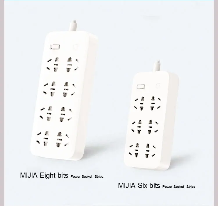 Xiaomi Mijia разъем питания полосы 6 портов 8 портов 10A большие розетки расширение стандартный разъем EU/US/AU/UK адаптер