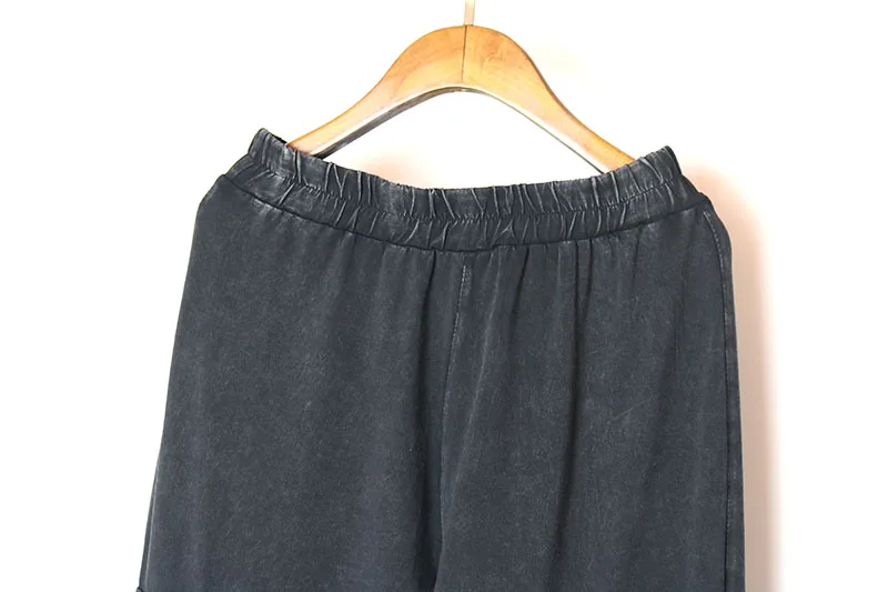 Модные штаны-шаровары в стиле панк-рок женские свободные брюки с широкими