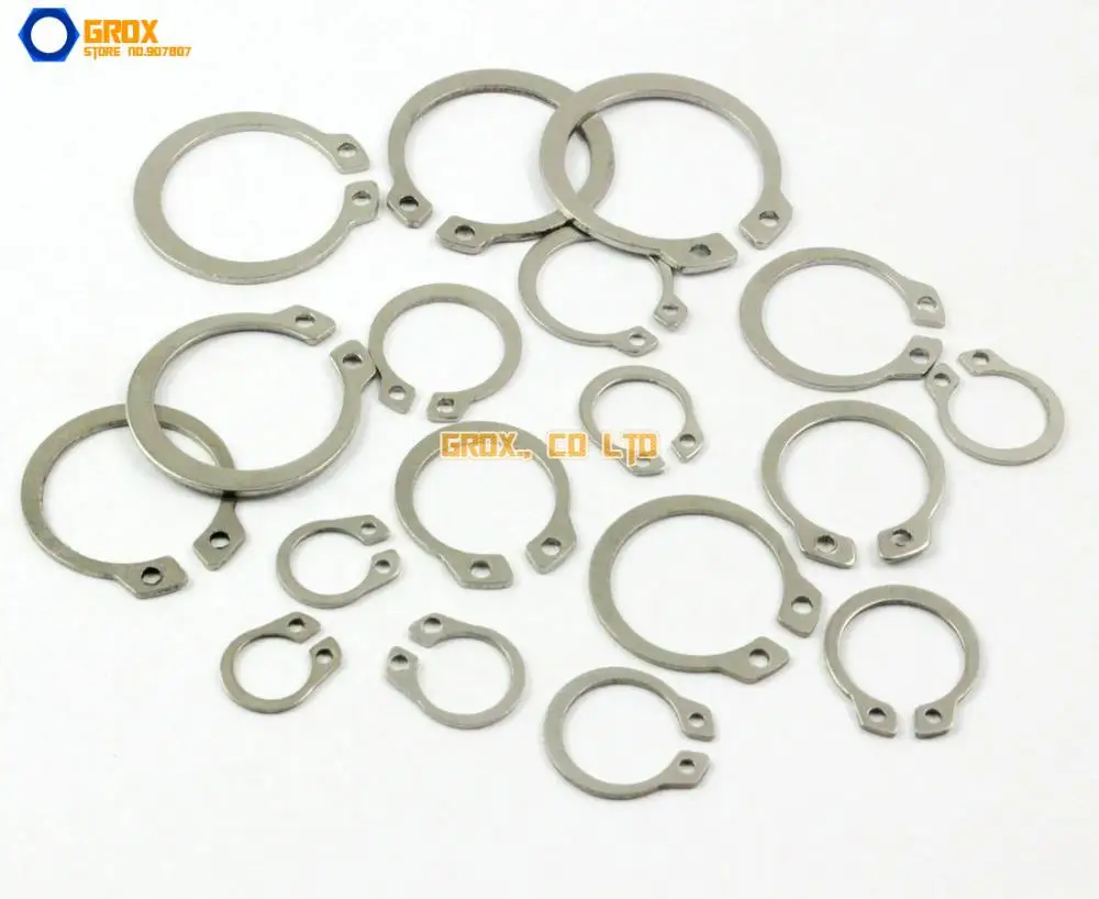 100 шт. стопорное кольцо из нержавеющей стали 304 18 мм|retaining ring|snap retaining ringexternal circlips |