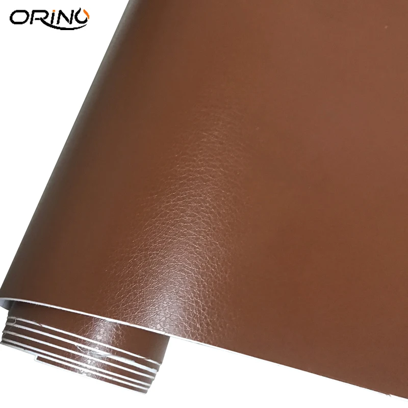 

50x200/300/500CM black red silver brown 3D car simulation faux leather car wrap vinyl film car body Internal decoration