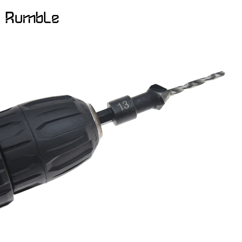 Набор сверл с потайной раковиной 4 шт. быстрорежущий шестигранный хвостовик #6 #10