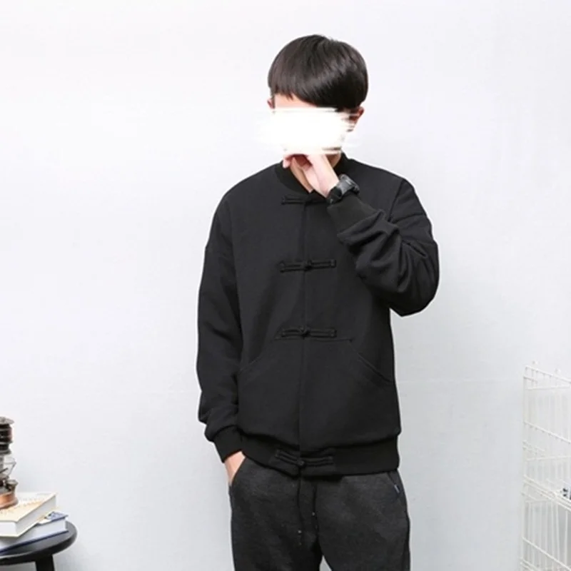 Традиционная китайская одежда для мужчин мужская Восточная зимняя куртка наряд