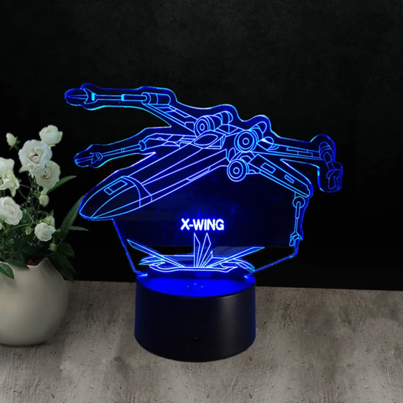 Несколько Звездных Войн LED 3D ночные светильники креативный окружающий свет