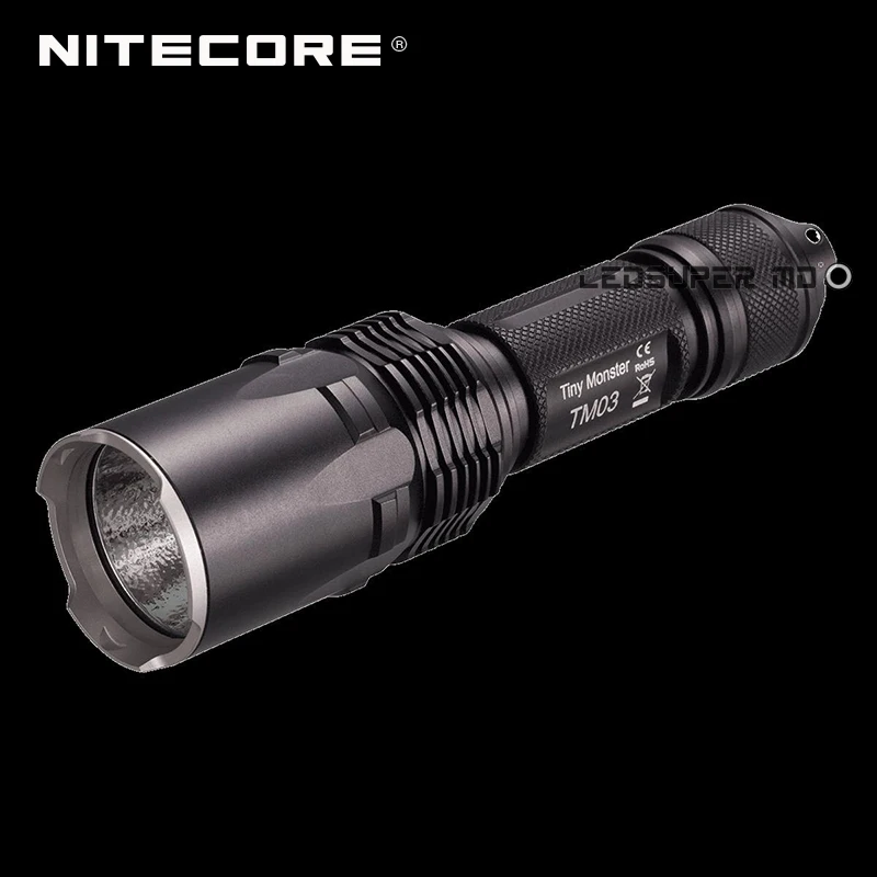 Крошечный Серия Monster Nitecore TM03 CREE XHP70 светодиодный тактический мощный фонарик 2800