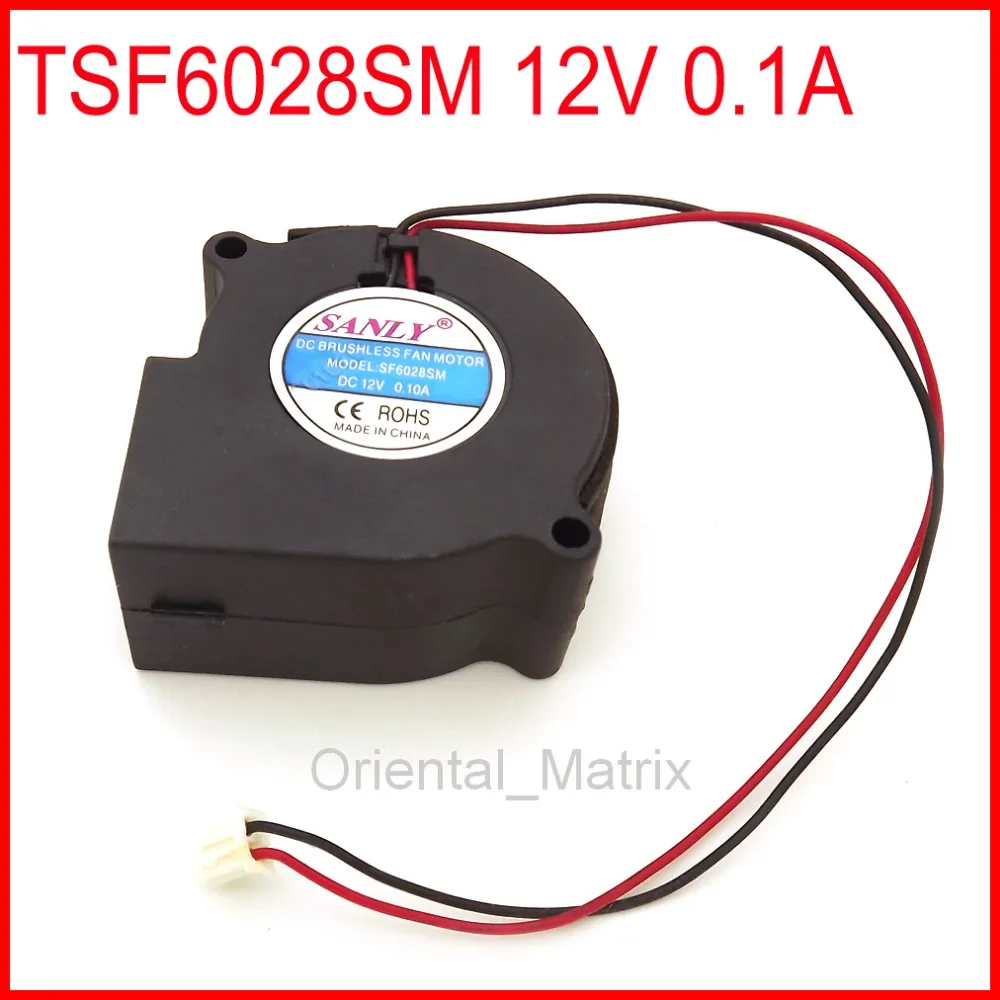 SF6028SM 12 В 0.1A 60*60*28 мм Ультра тихий увлажнитель турбо вентилятор охлаждения |